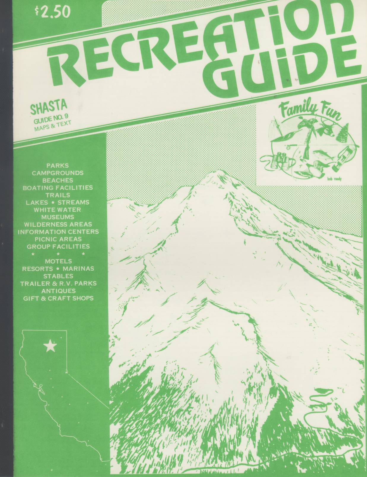 SHASTA RECREATION GUIDE (Guide #9). 